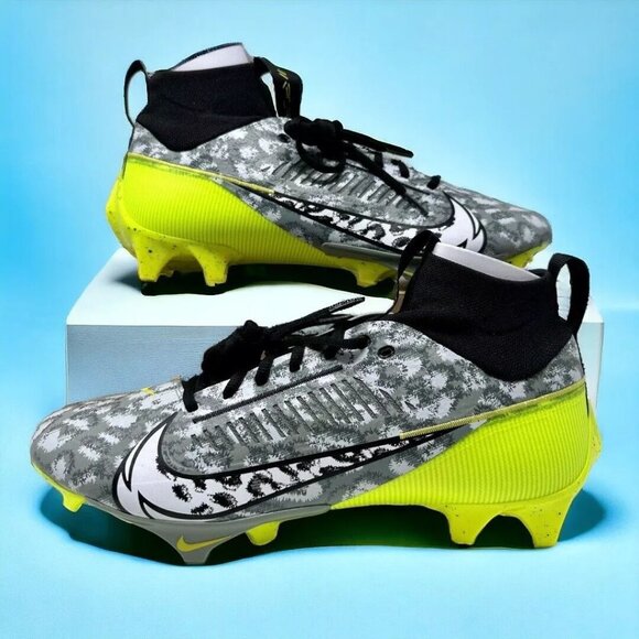 Nike Vapor Edge Pro 360 2 Low Football Cleats Men's Size 14 Volt Neon Grey Black - Picture 1 of 11